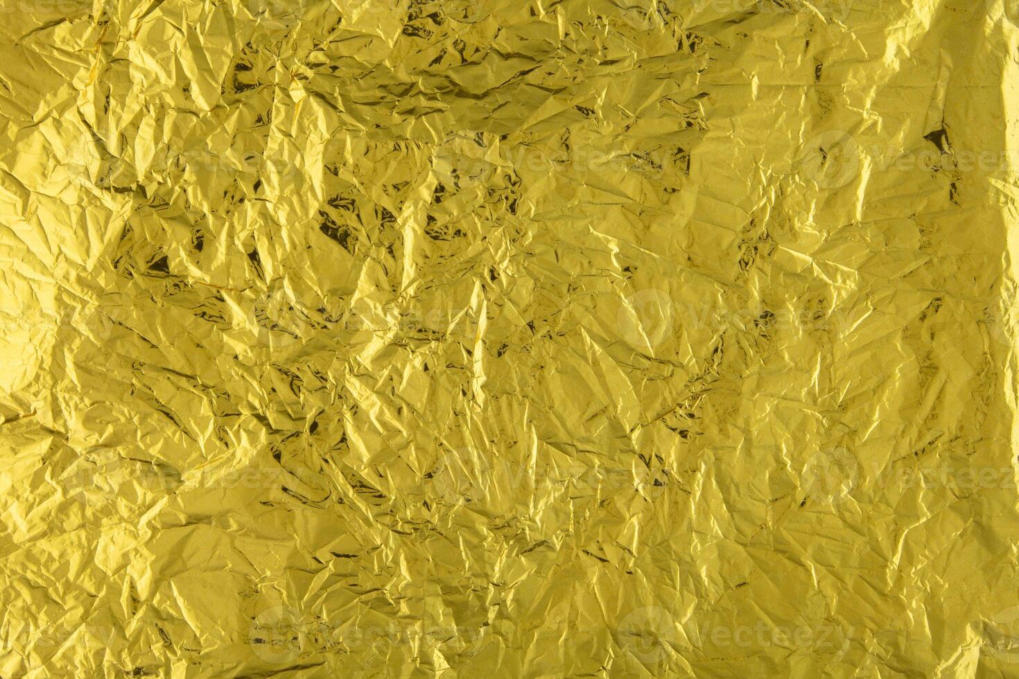 Texture of crumpled foil paper. photo