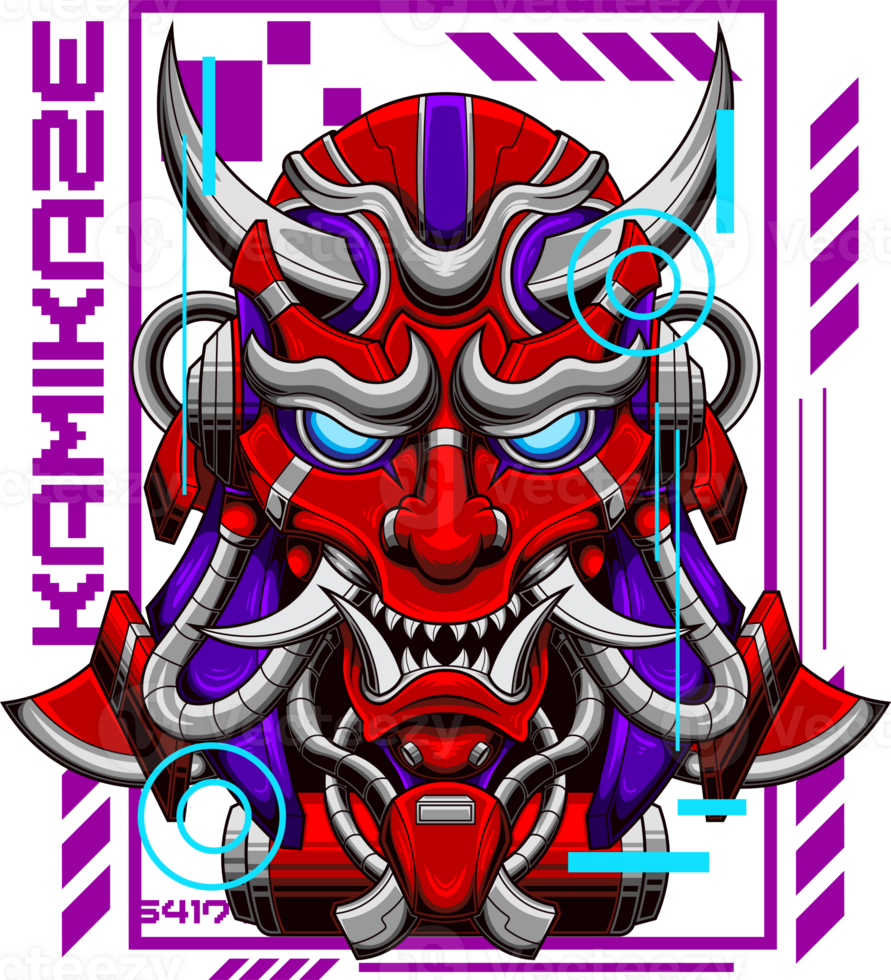 a red and blue robot mask png