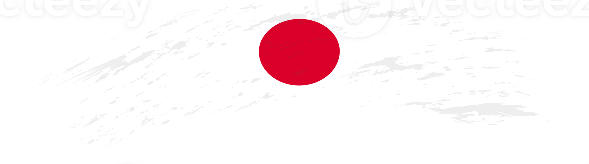 Flag of Japan in rounded brush stroke. png