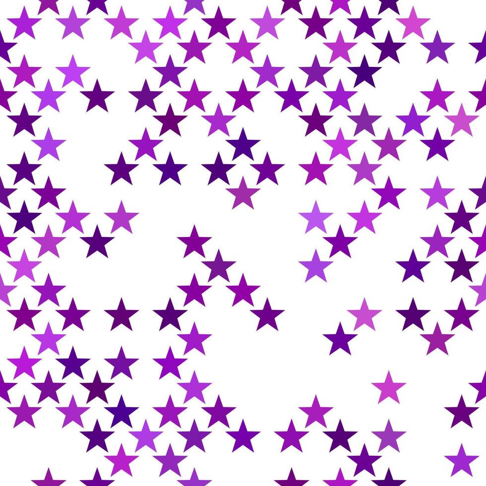 A purple and pink star pattern on a white background vector