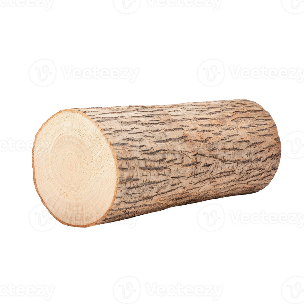 A close-up view of a cut log showing natural wood texture and patterns. png