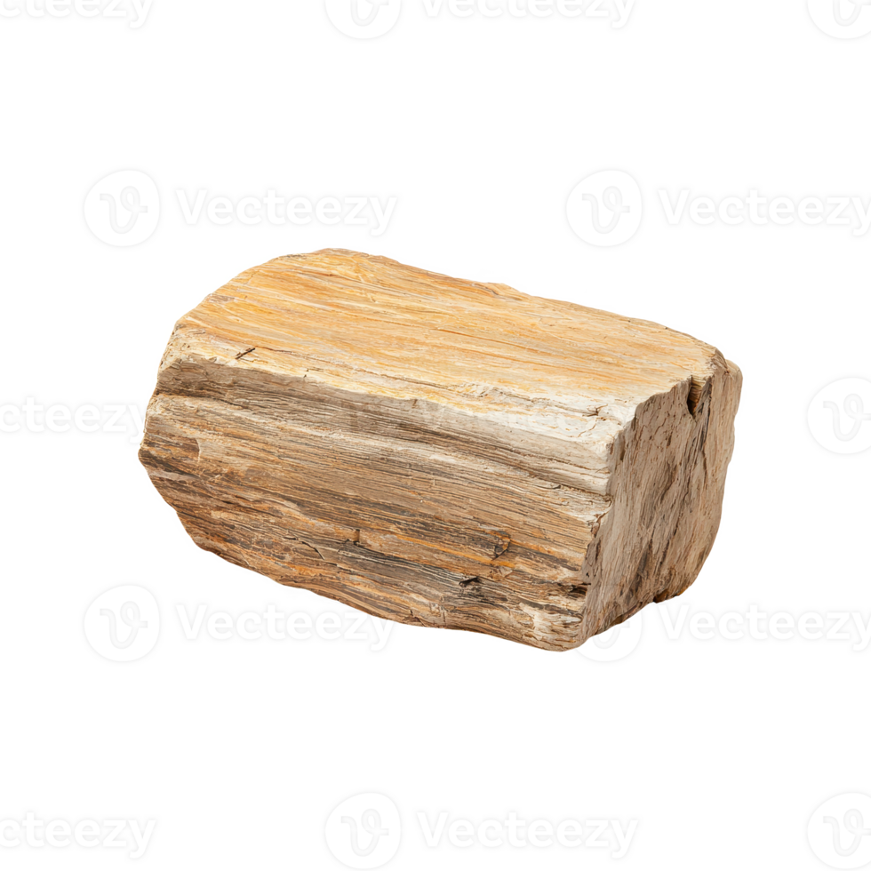 Natural wooden log, showcasing unique textures and colors, ideal for rustic projects. png