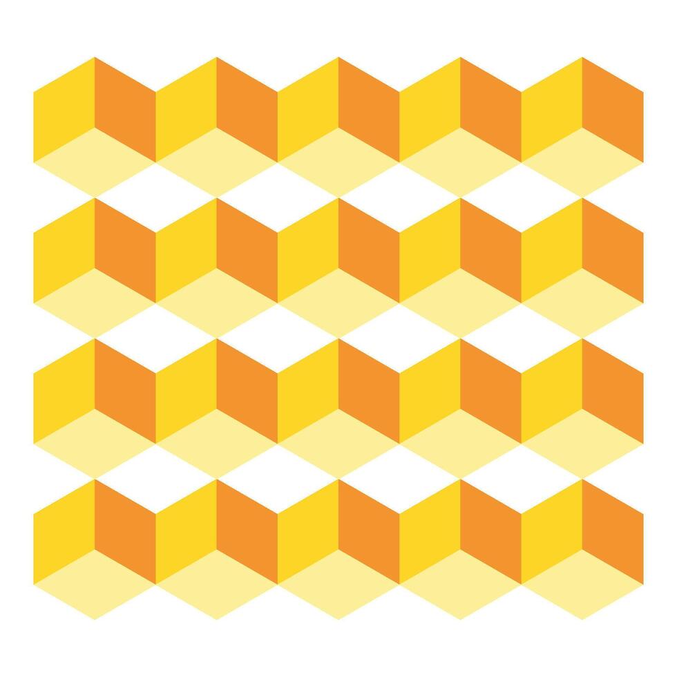 Seamless Pattern Yellow Box Tile Background Illustration Design. EPS 10. vector