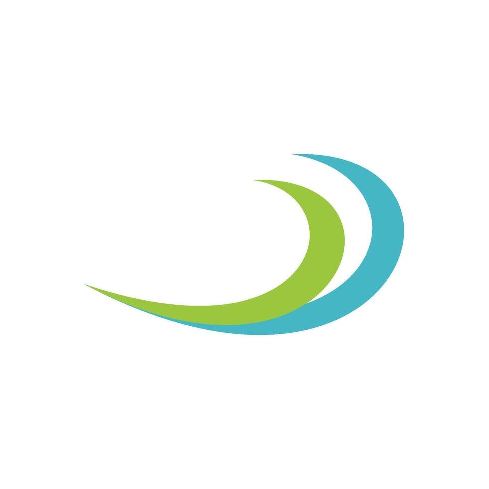 Abstract Swoosh wave logo template Illustration Design. EPS 10. vector