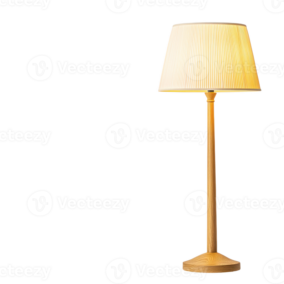 Elegant lamp with a soft shade, stylish lighting for modern interior decor. png