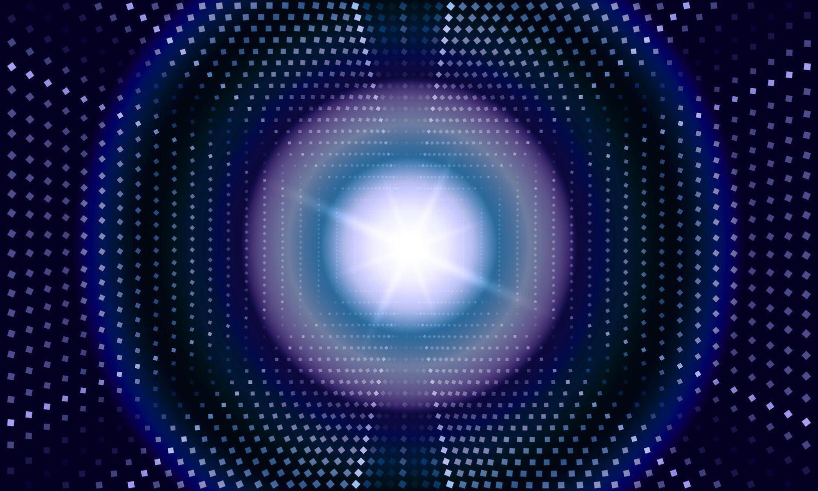 blue abstract banner halftone circle shiny light background. vector