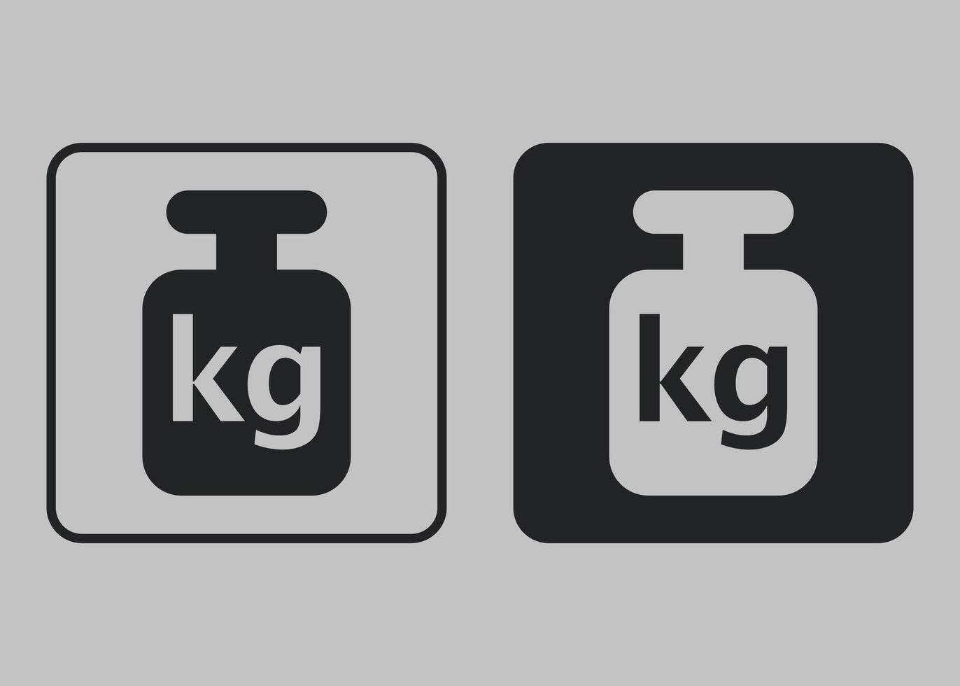 black and white icon of weight for weighing on white background vector