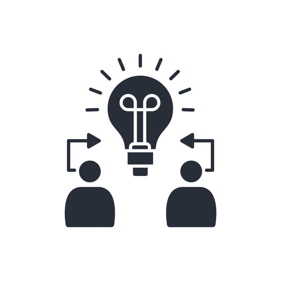 Mentor icons isolated on White Background. Flat style vector