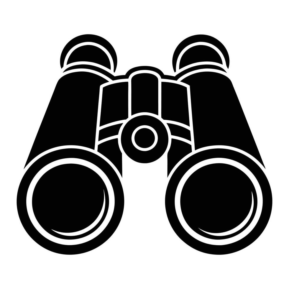 binoculars icon illustration vector