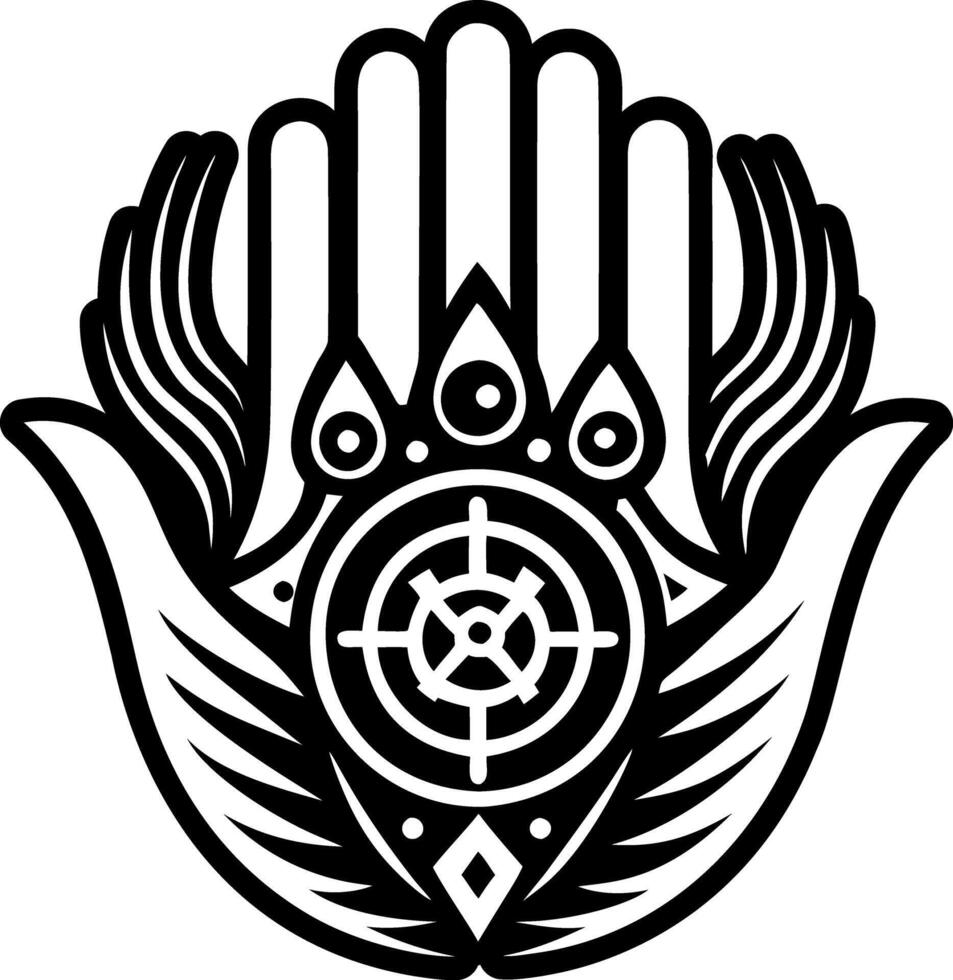 A glyph style icon of symbol vector