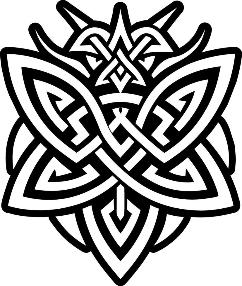 Asatru symbol icon in solid style vector