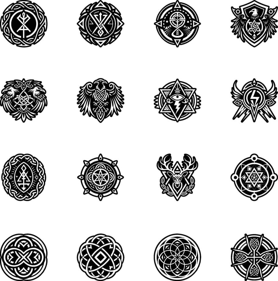 A glyph style icon of angel halo vector