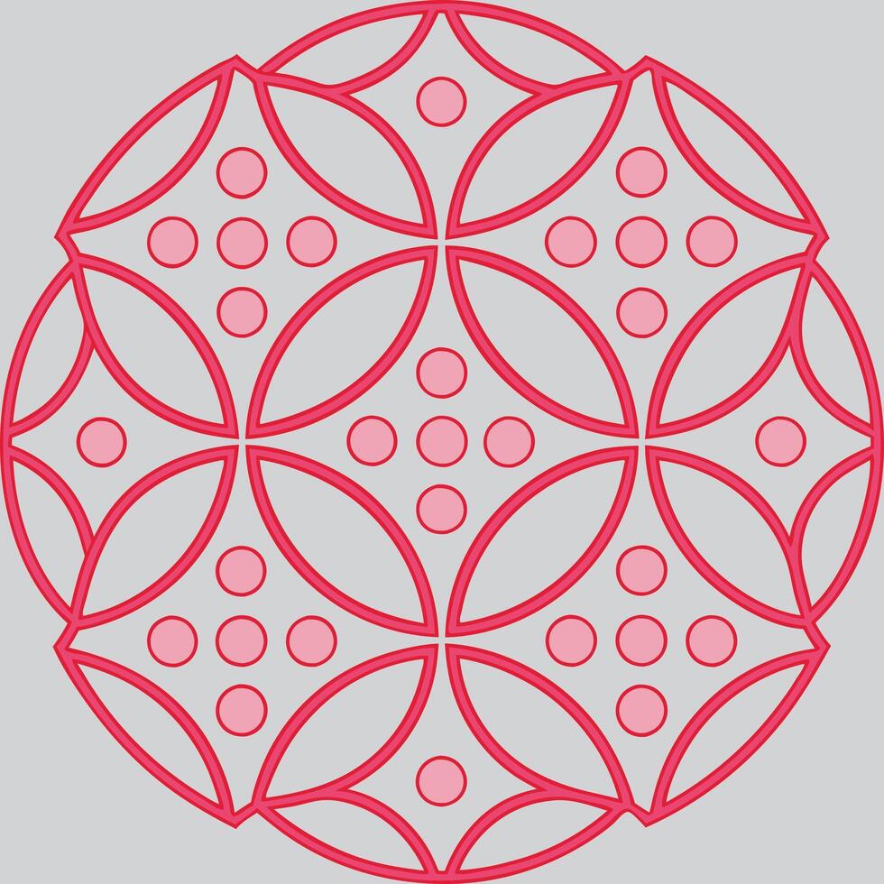 Charming Pink and Red Seamless Dots Pattern for Backgrounds and Textiles. vector