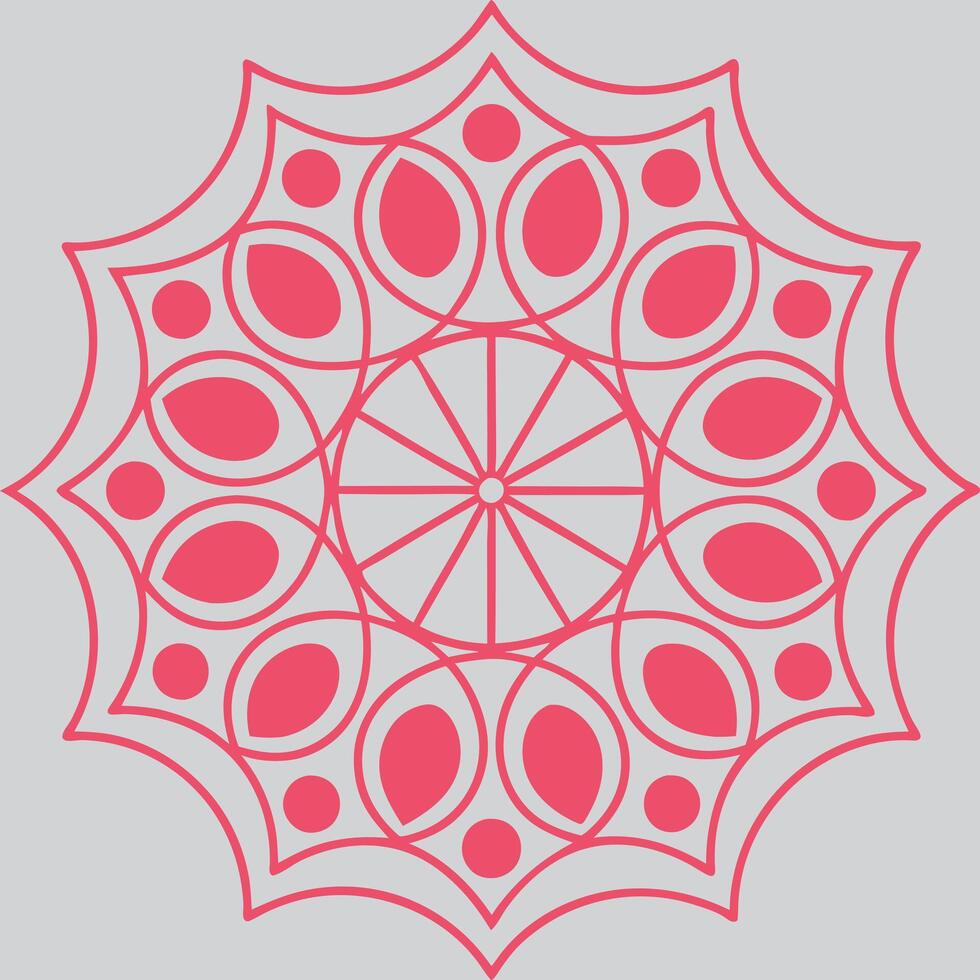 Charming Pink and Red stylish Dots Pattern. vector
