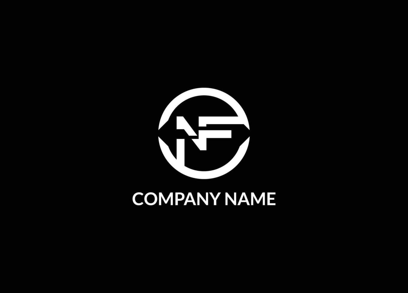 Alphabet letters or Initials. Monogram logo FN, F and N. Creative FN Logo Design Concept. Alphabet letter vector