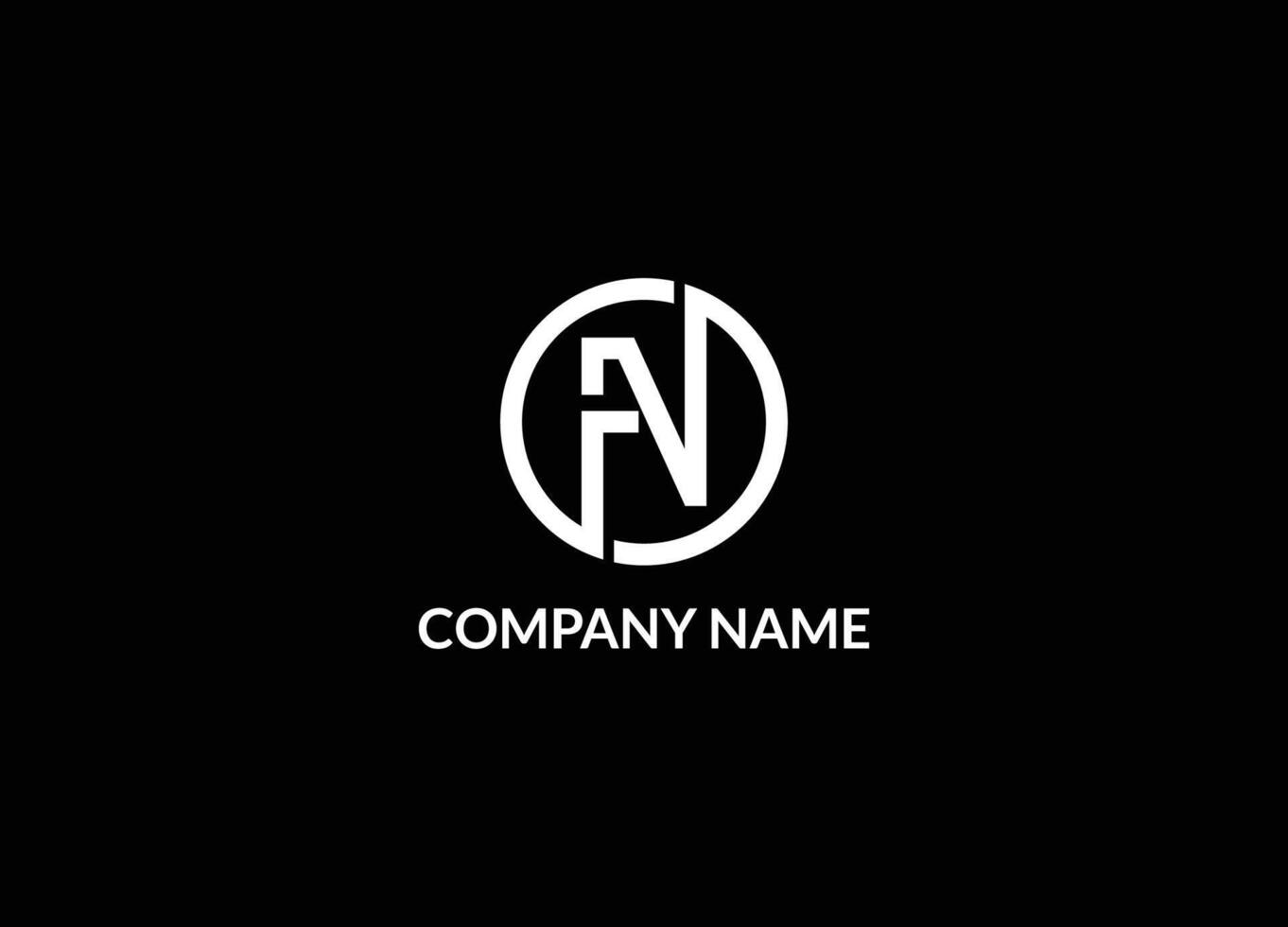 Alphabet letters or Initials. Monogram logo FN, F and N. Creative FN Logo Design Concept. Alphabet letter icon logo FN. Alphabet FN vector