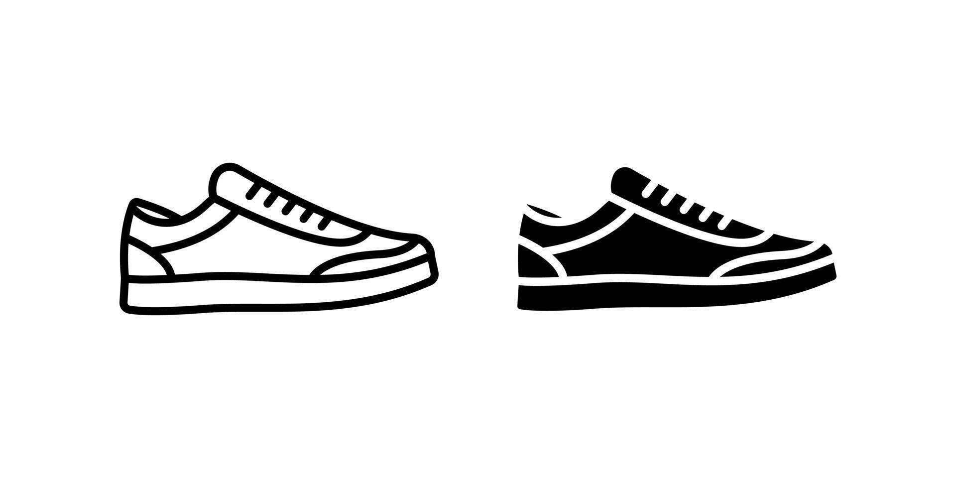 Shoes icon set. for mobile concept and web design. illustration vector