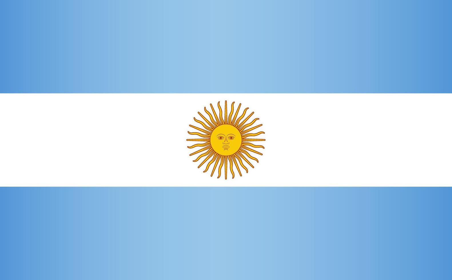 National Flag of the Argentine Republic vector
