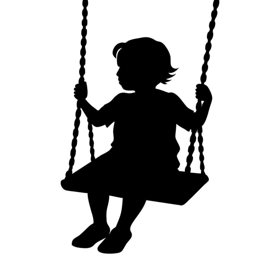 Happy Children Playing vector