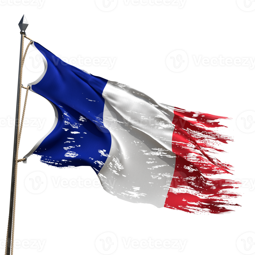 Flag of France flying png