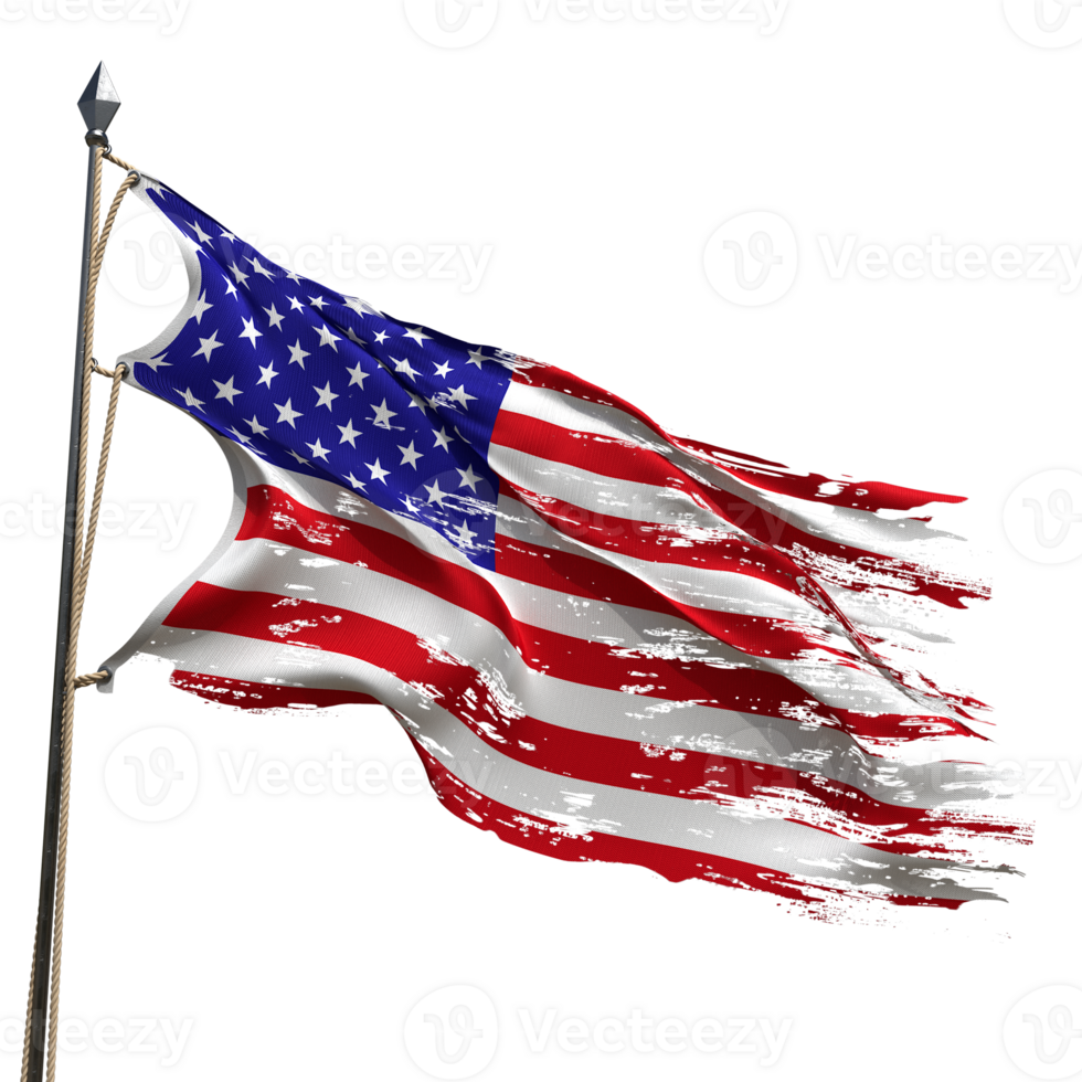 Flag of the United States waving png
