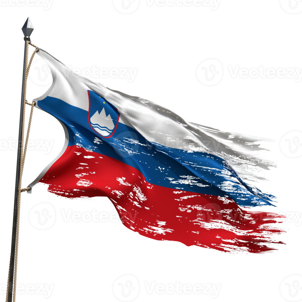 Flag of Slovenia waving png