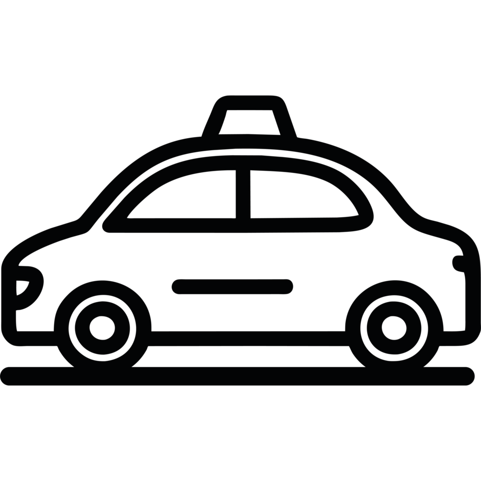 taxi icon isolated design png