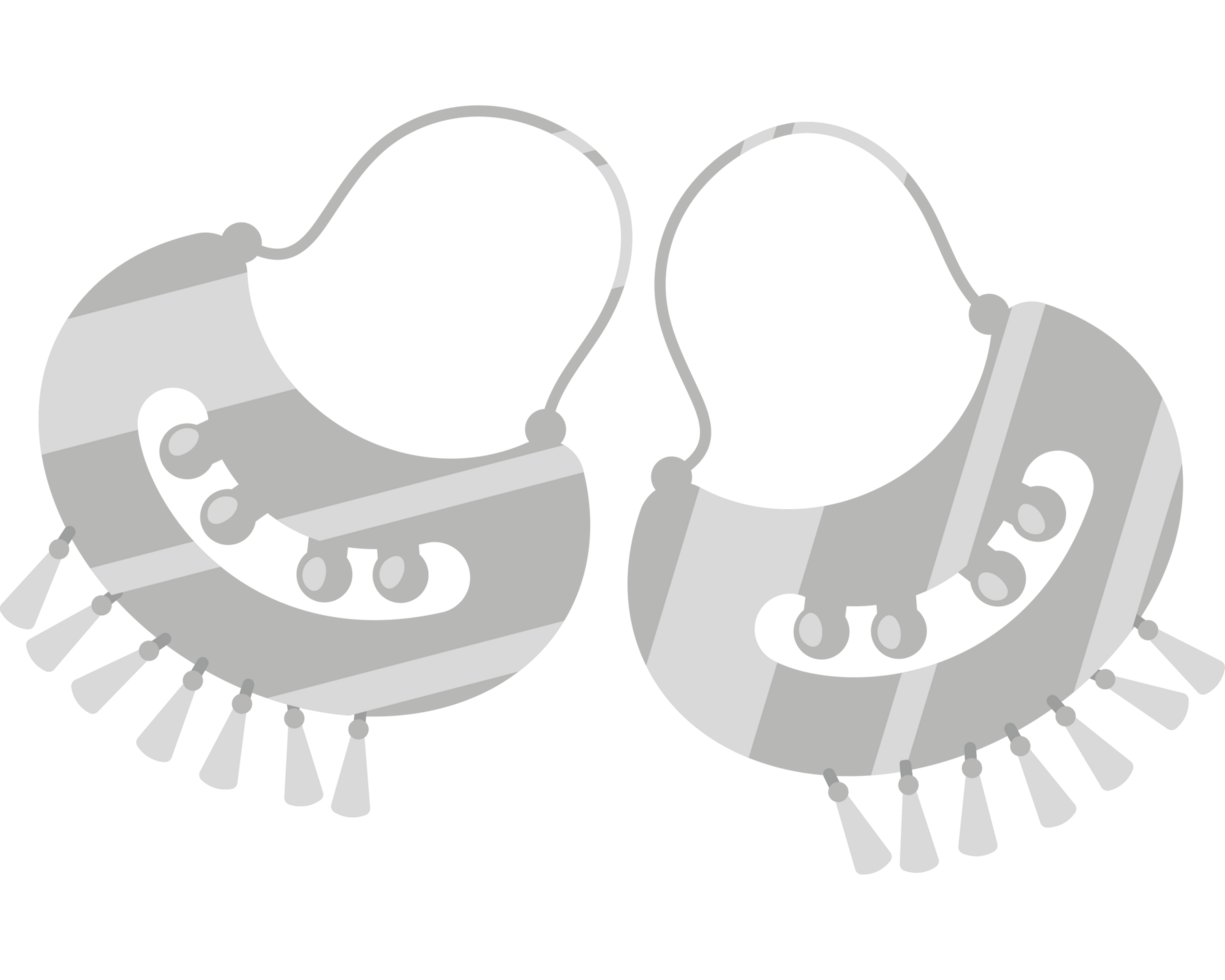 jewelry earring illustration icon isolated png
