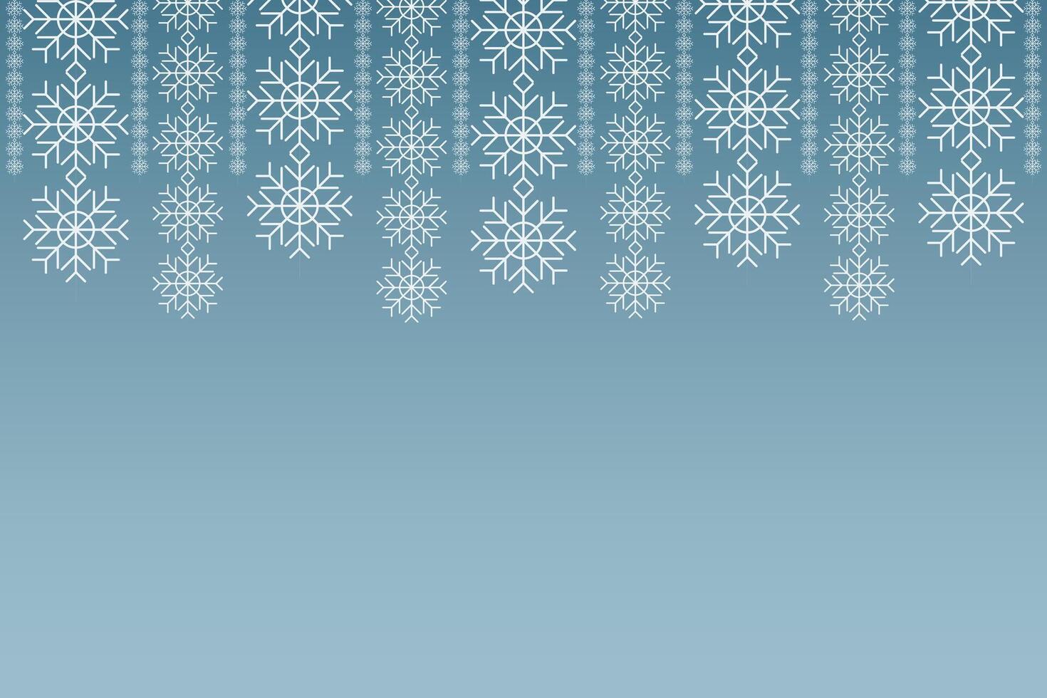 Winter snows frames. Christmas Snowflakes border. Snowy frame frozen background vector