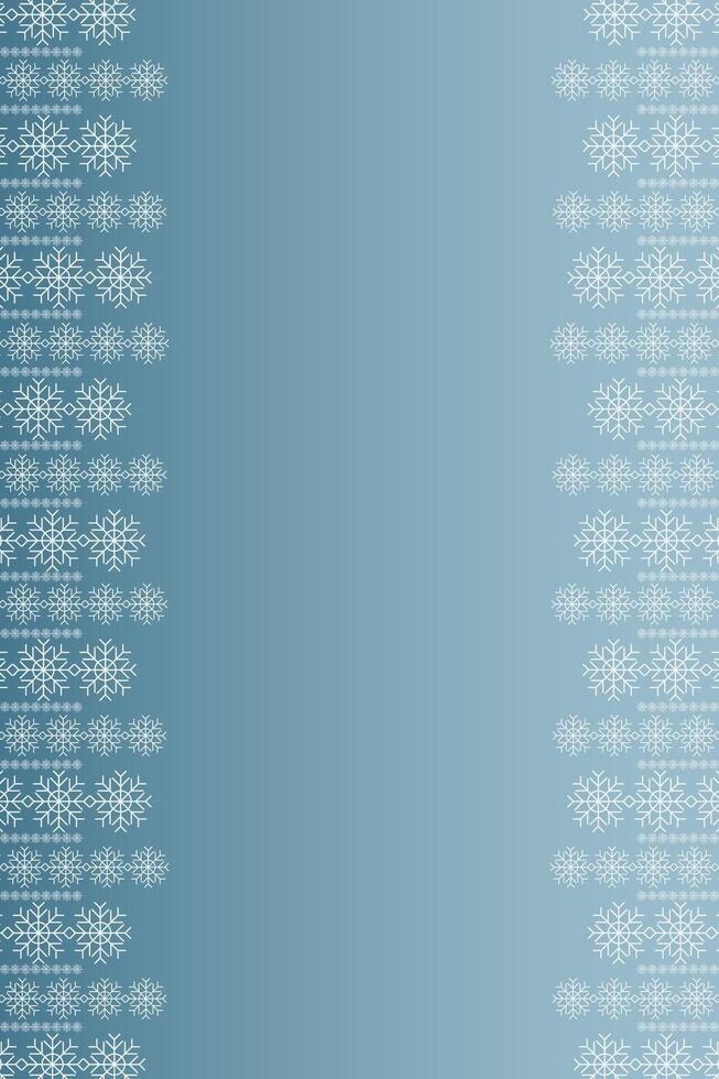 Winter snow frame. Christmas Snowflakes border. Snowy frame frozen wallpaper vector
