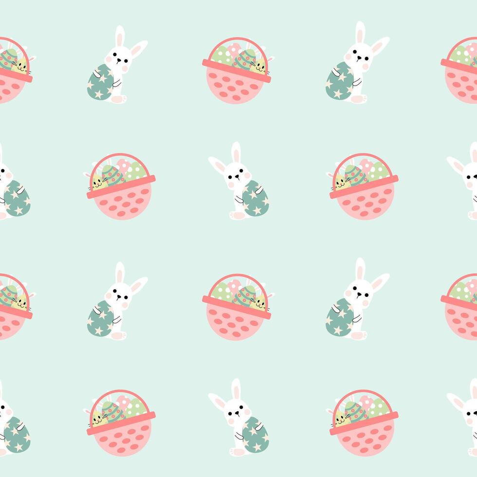 Easter bunny fabric by jessicaj on spoonflower - custom fabric vector