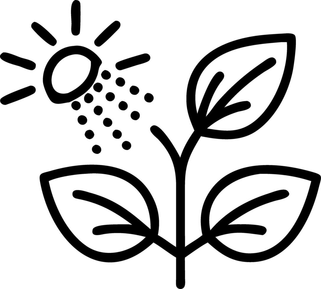 Bioluminescent plants close up vector