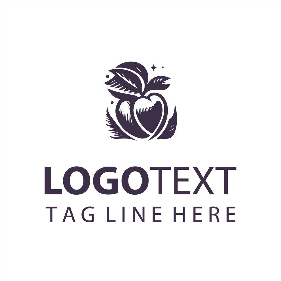 Orchard Harvest Apple logo vector