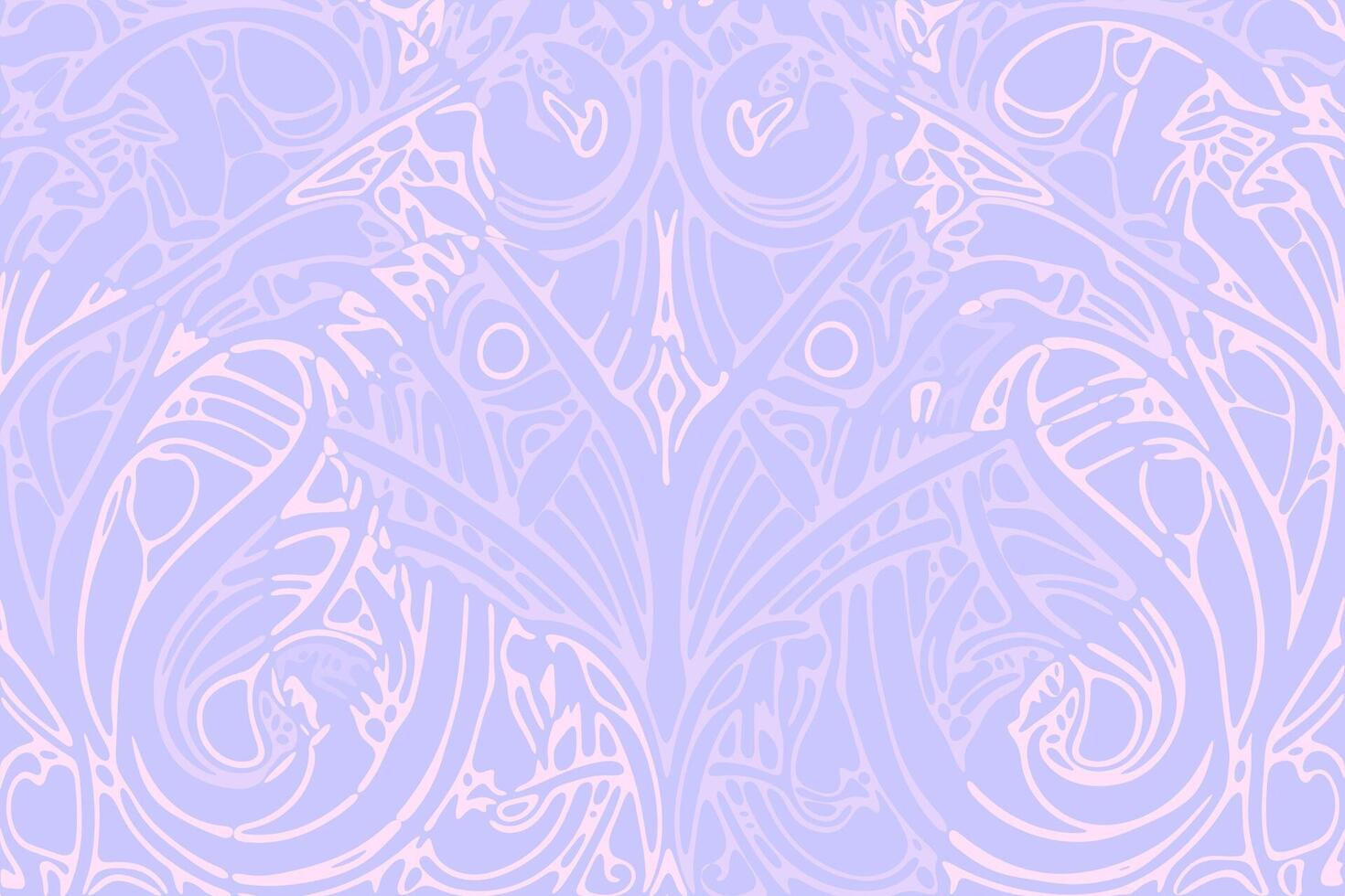 Elegant abstract design featuring intricate floral patterns in soft pastel colors vector