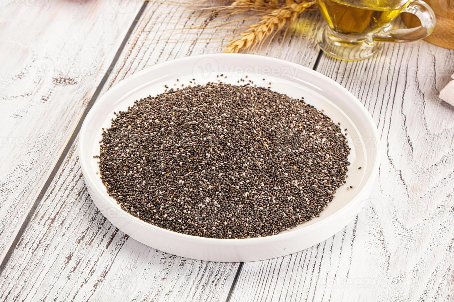Chia seeds are a great source of omega-3 fatty acids photo
