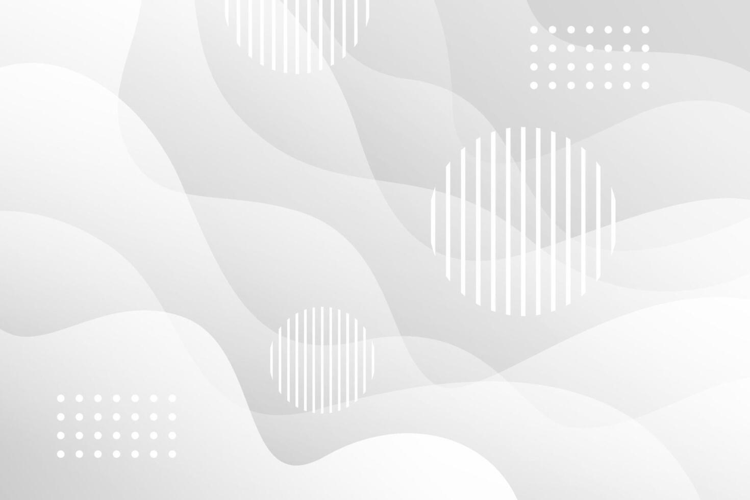 white geometric background with using abstract wavy shapes and geometric patterns best use in banners, flyers, web backgrounds, business brochures vector
