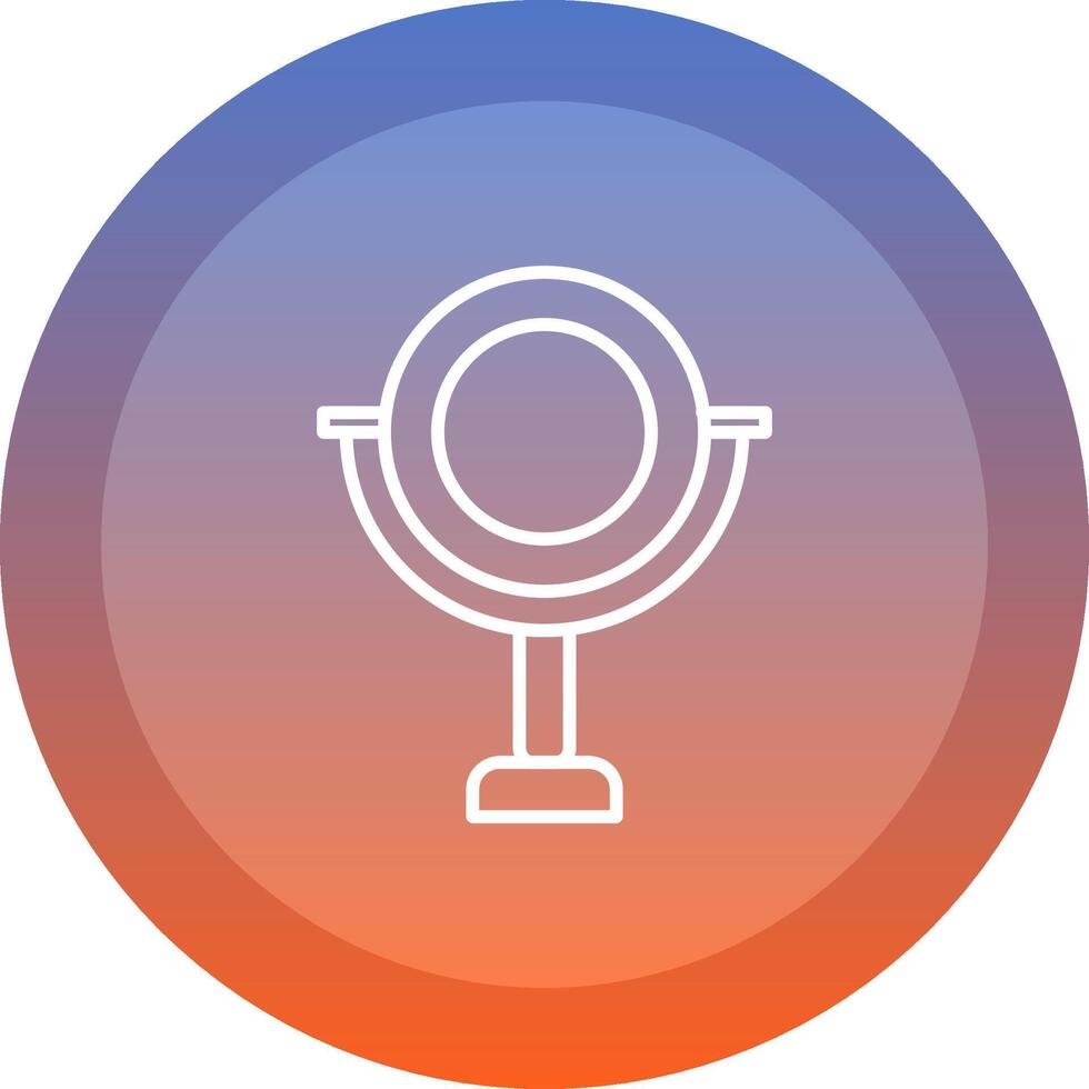Mirror icon. colored outline icon style. vector
