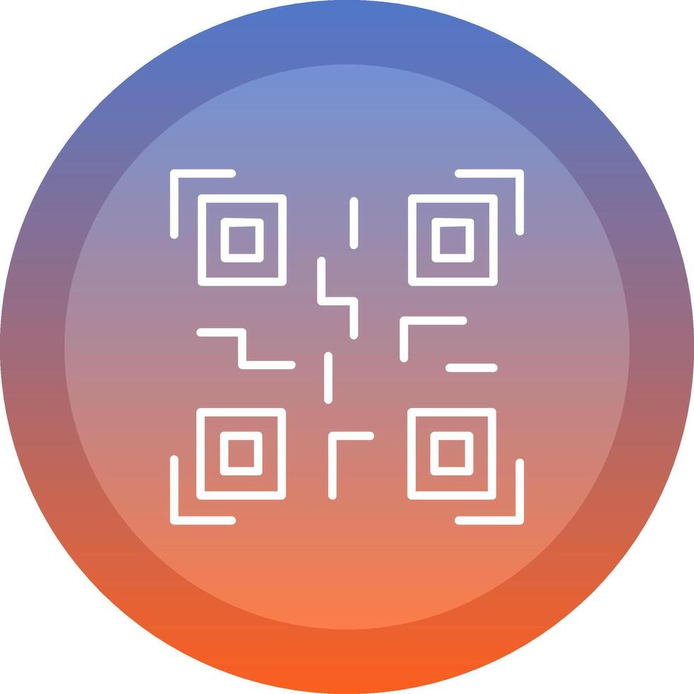 Qr Code Icon Design vector