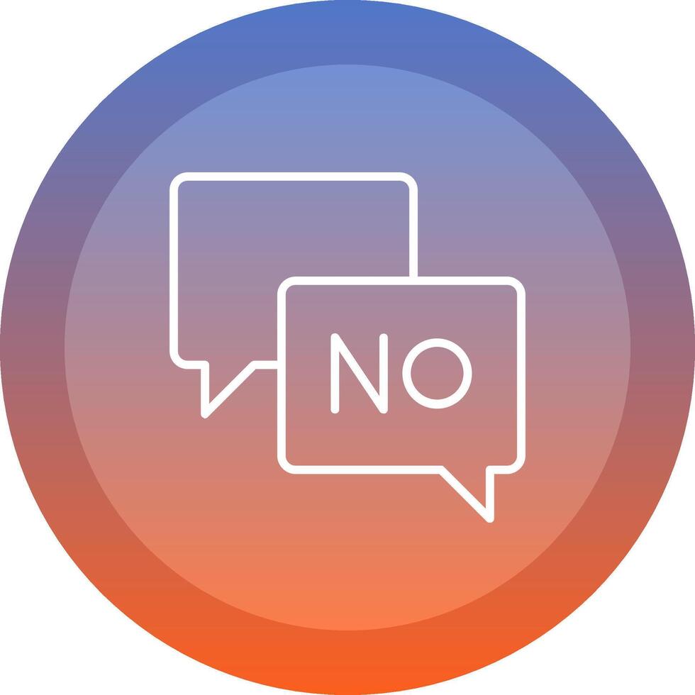 Say No Icon Design vector