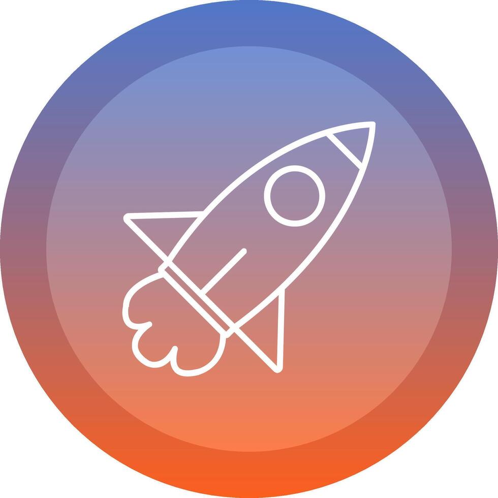 Rocket Launch Icon Design vector