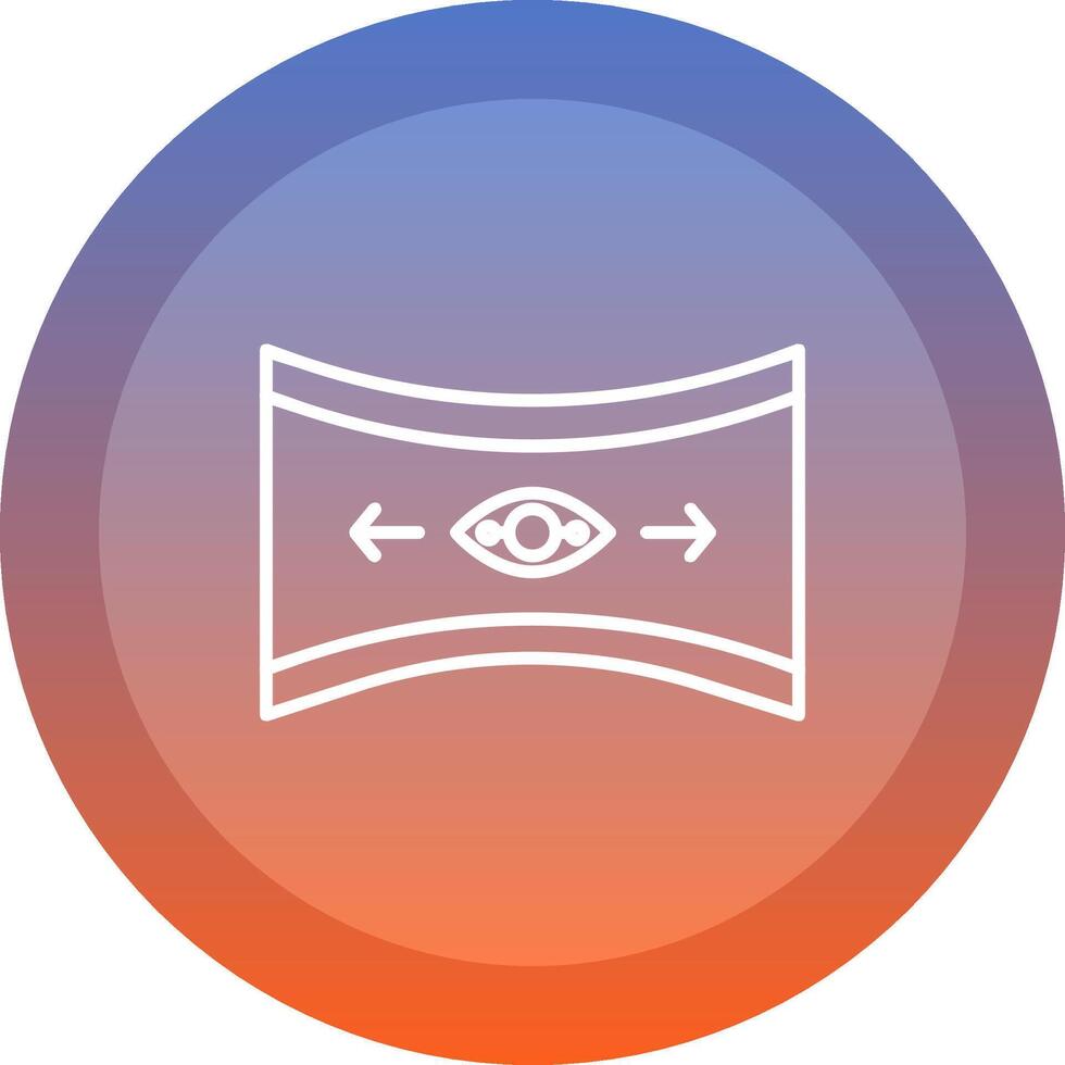 Panoramic View Icon Design vector