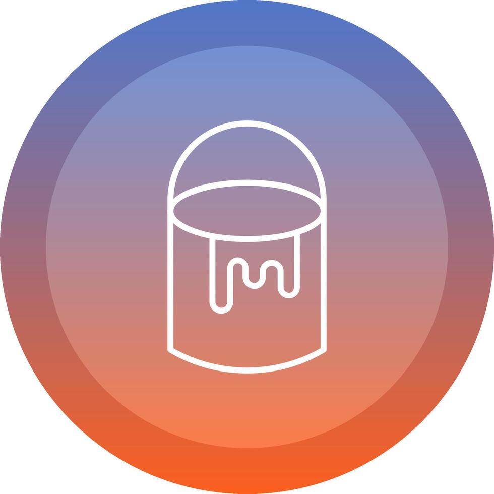 Paint Bucket Icon Design vector