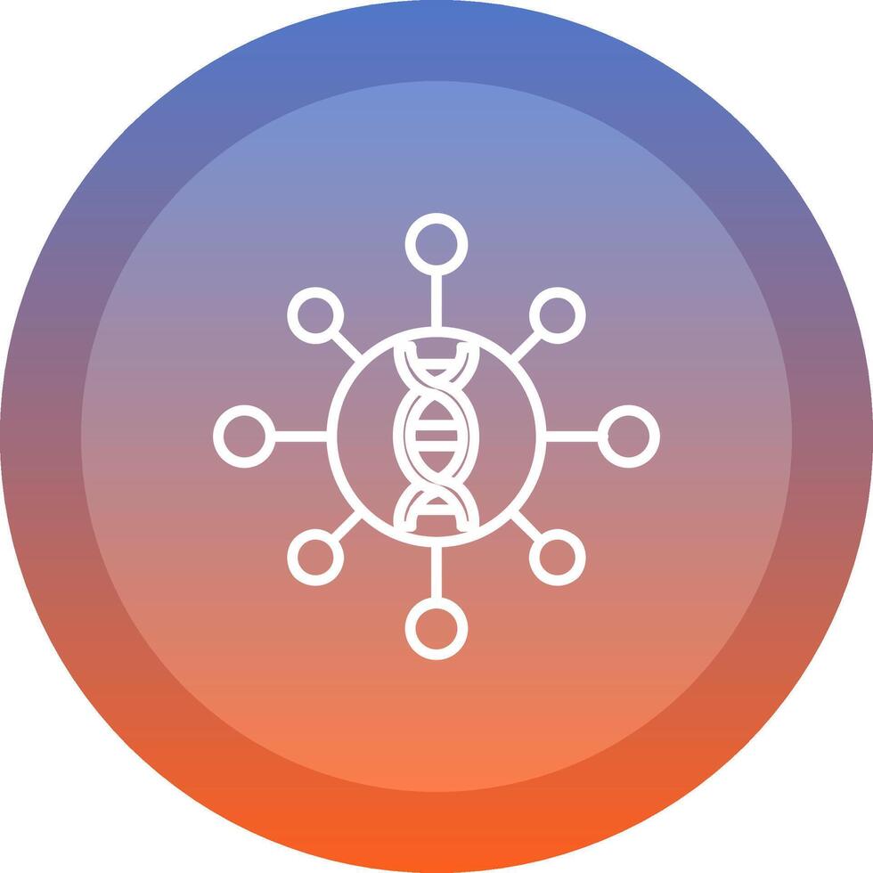 Genomics Icon Design vector