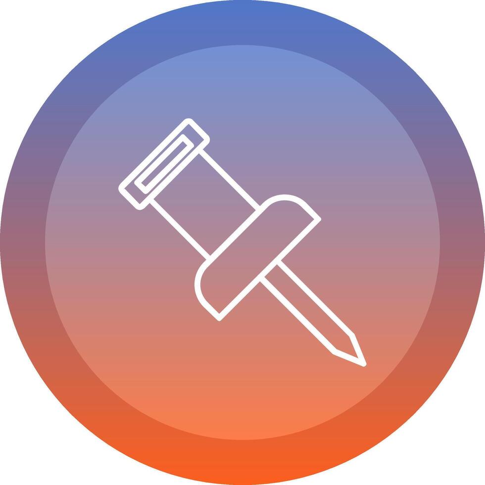 Push Pin Icon Design vector