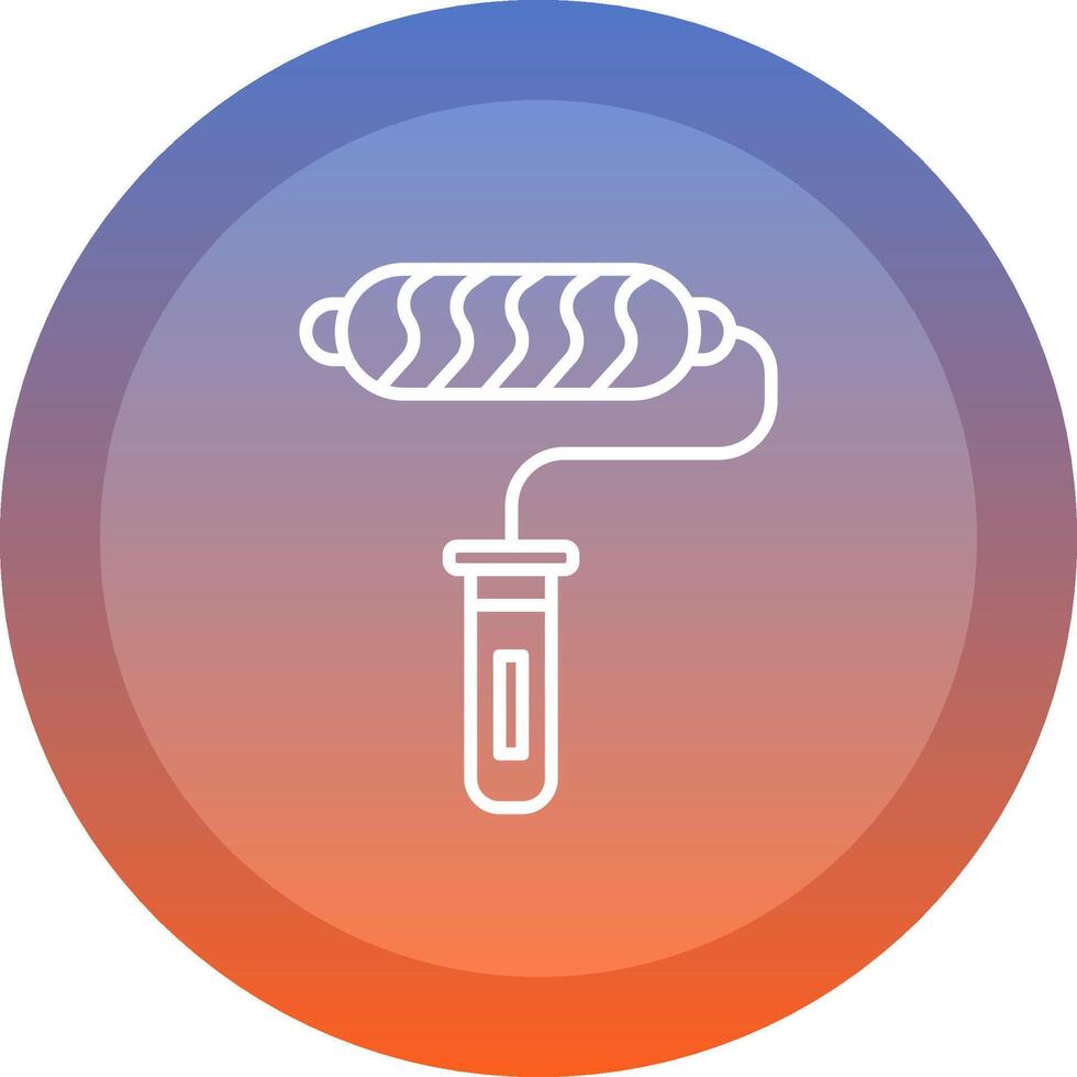 Paint Roller Icon Design vector