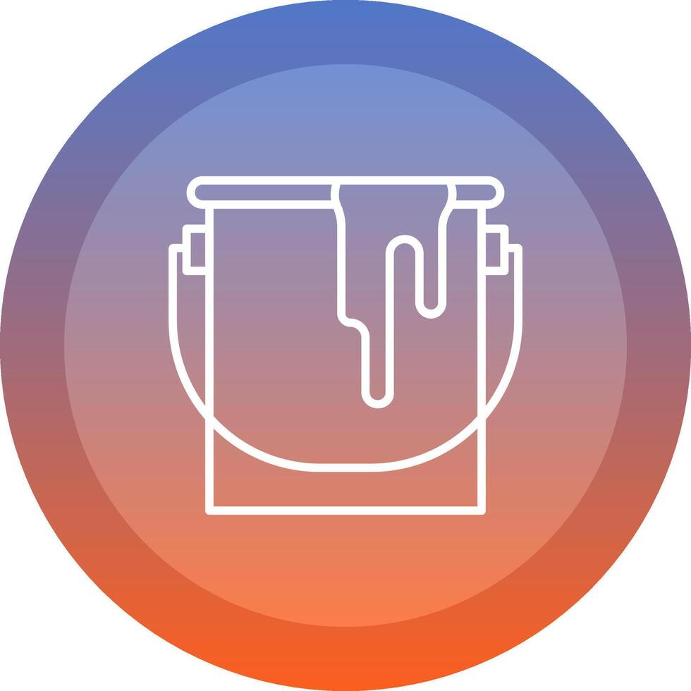 Paint Can Icon Design vector