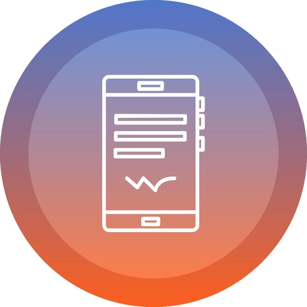 E Signature Icon Design vector