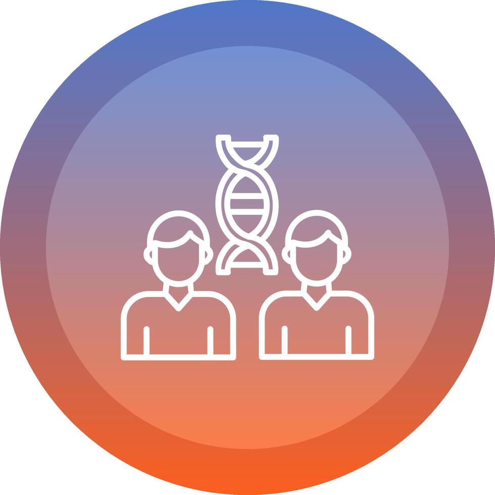 Cloning Icon Design vector