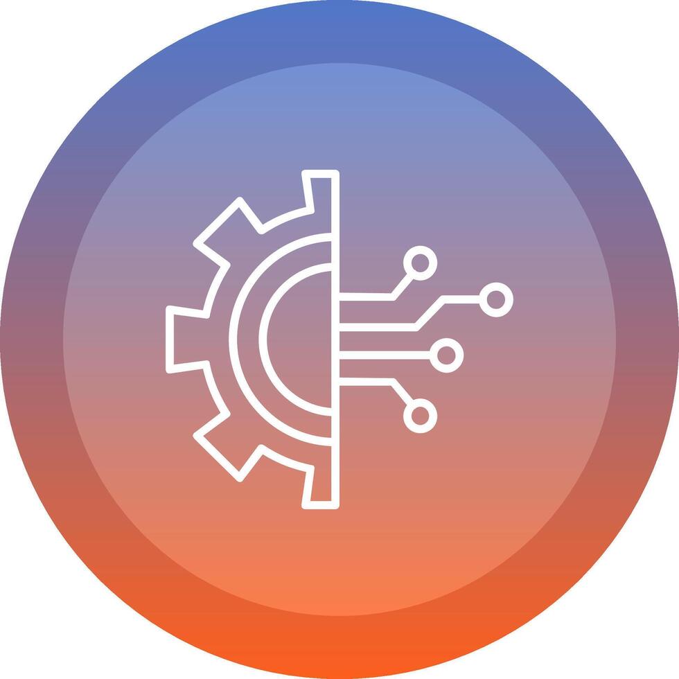 Digital Transformation Icon Design vector
