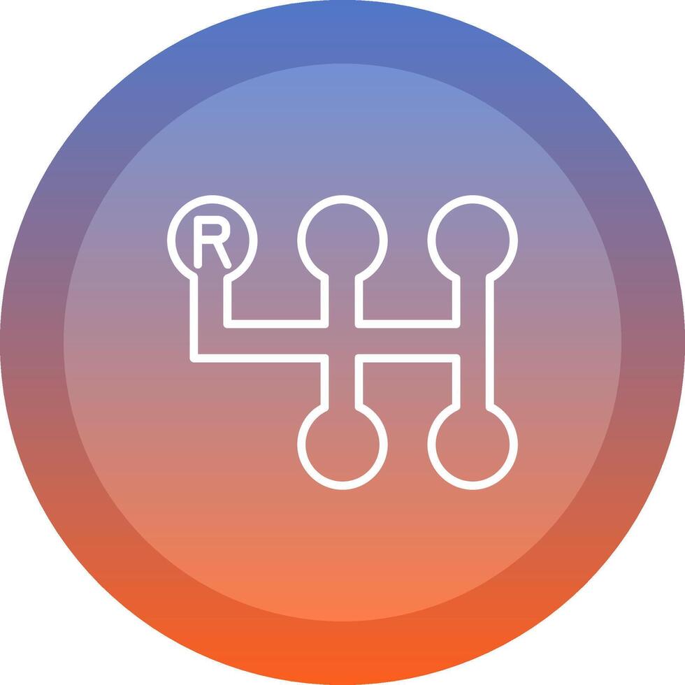 Gearshift Icon Design vector